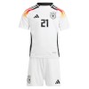 Camiseta de fútbol Alemania Gundogan 21 Niño 1ª equipación Euro 2024
